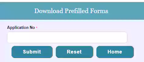 Print pre-filled service based SR forms