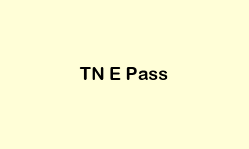 TN E Pass Registration Online