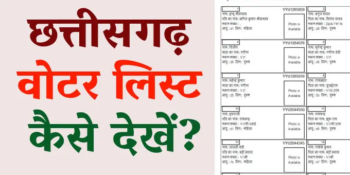 chhattisgarh voter list